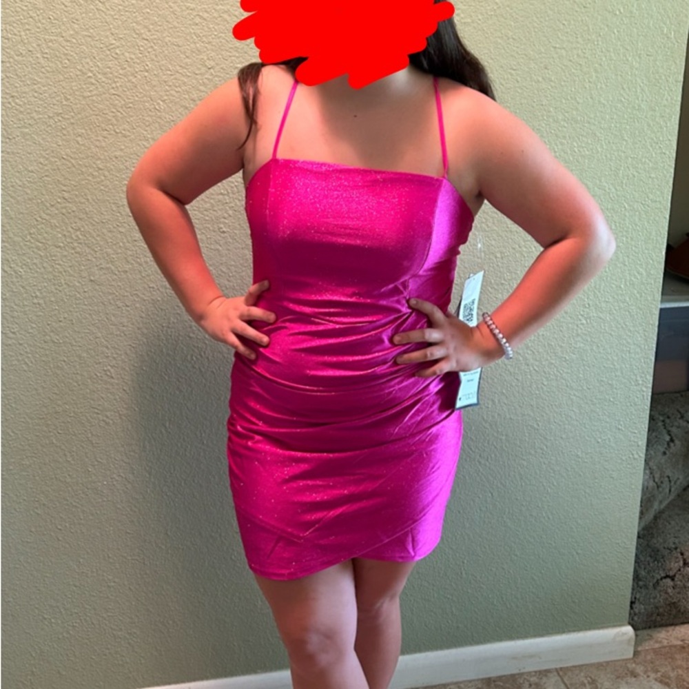 Emerald Sundae Fuchsia Mini Dress